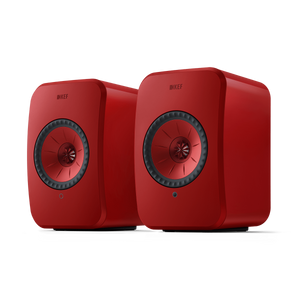 KEF LSX II - Wireless HiFi System - lava red