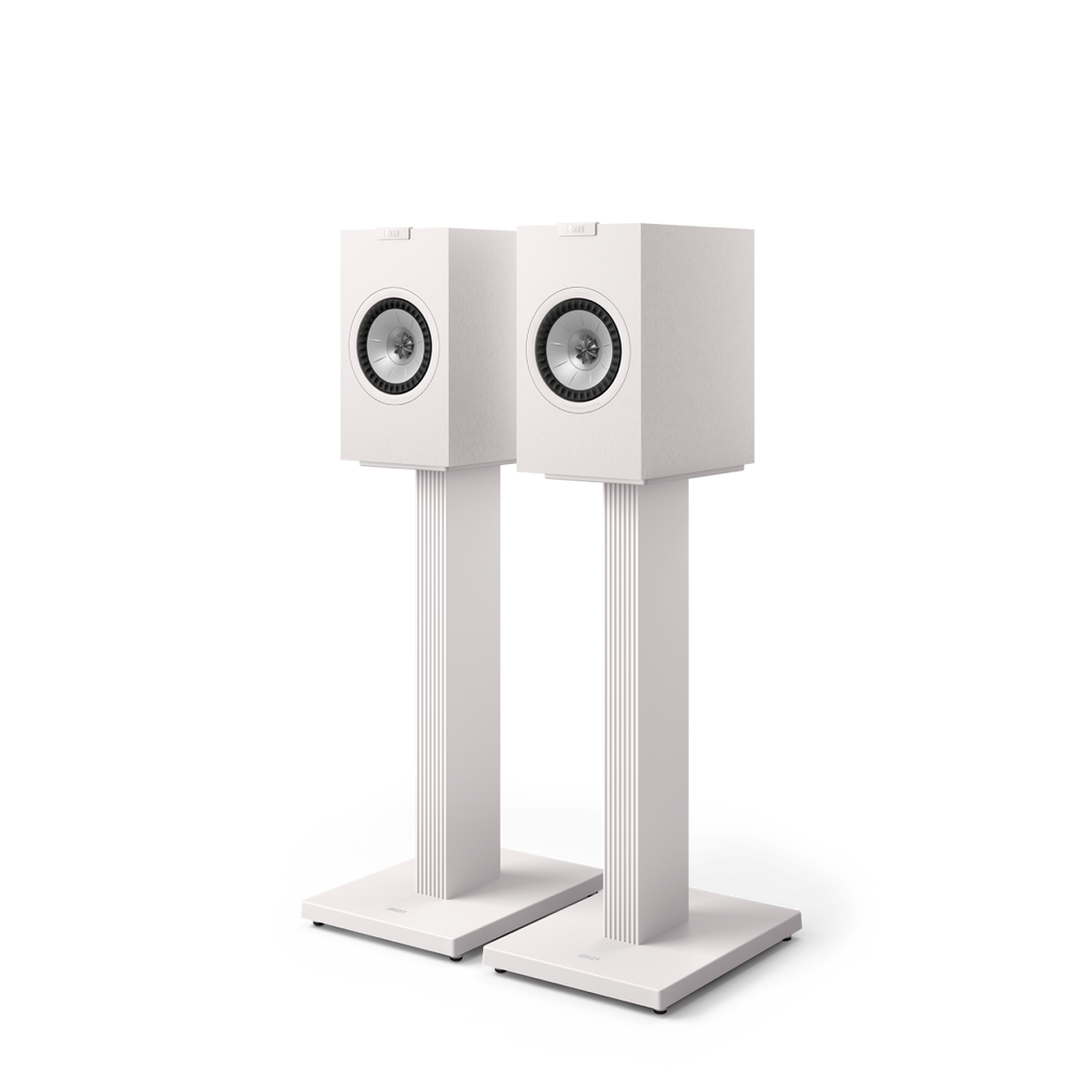 KEF Q1 Meta Bookshelf Speakers (Pair) with stand