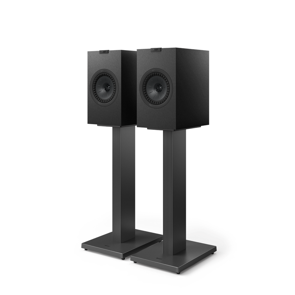 KEF Q3 Meta Bookshelf Speakers (Pair) with stand