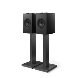 KEF SQ1 Floor Stand (Pair) with speaker