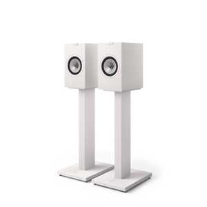 KEF SQ1 Floor Stand (Pair) with speaker