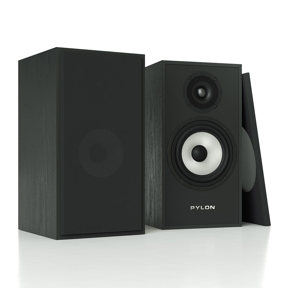 Pylon Audio Pearl monitor Bookshelf Speakers-black