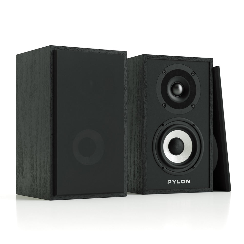 Pylon Audio Pearl sat Satellite Speakers-black