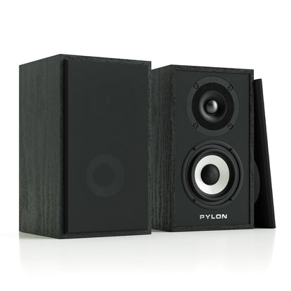 Pylon Audio Pearl sat Satellite Speakers-black