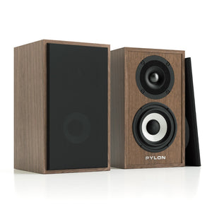 Pylon Audio Pearl sat Satellite Speakers-walnut
