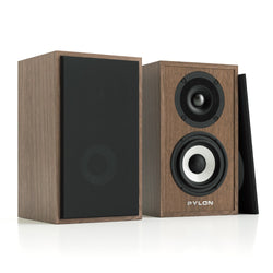 Pylon Audio Pearl sat Satellite Speakers-walnut