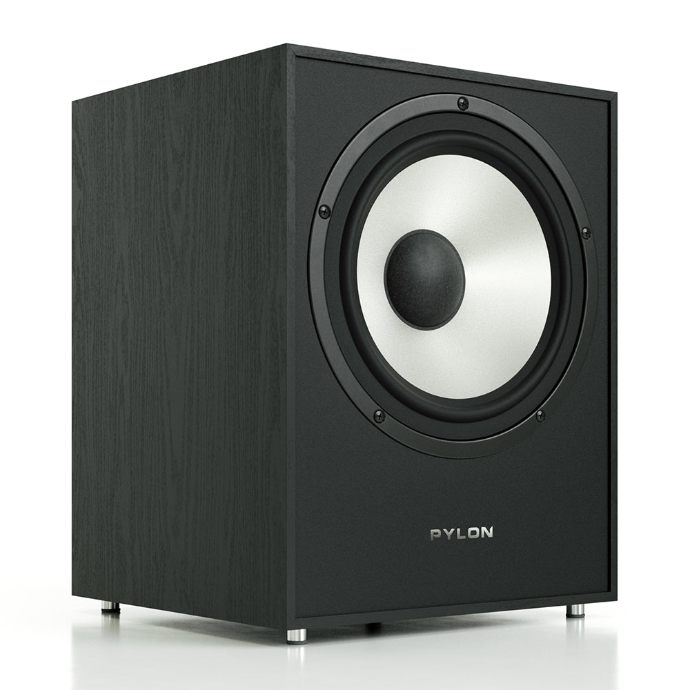 Pylon Audio Pearl sub Active Subwoofer-black