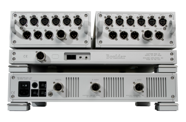 Boulder 2110 Preamplifier-back-silver