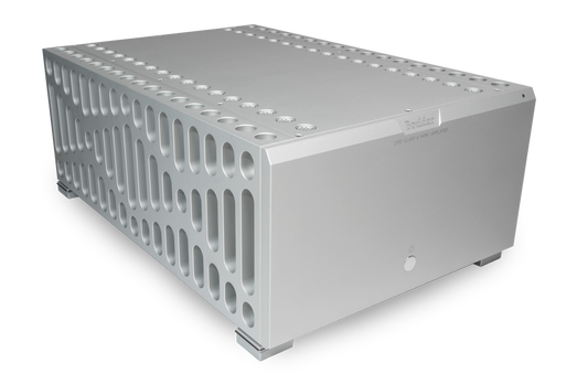 Boulder 2160 Stereo Power Amplifier-front-side-silver