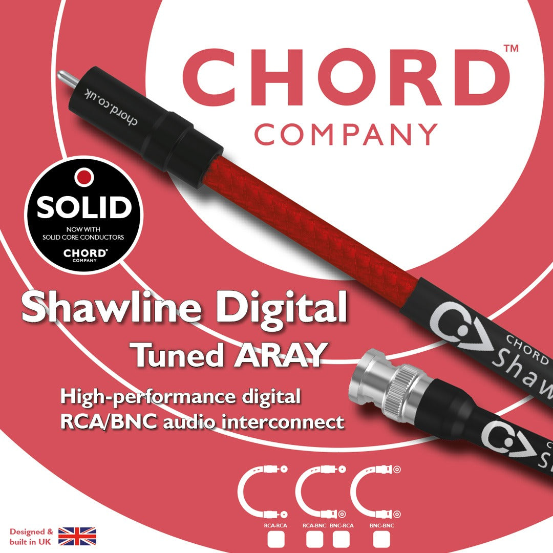 Chord Shawline Digital Tuned ARAY RCA / BNC Cable