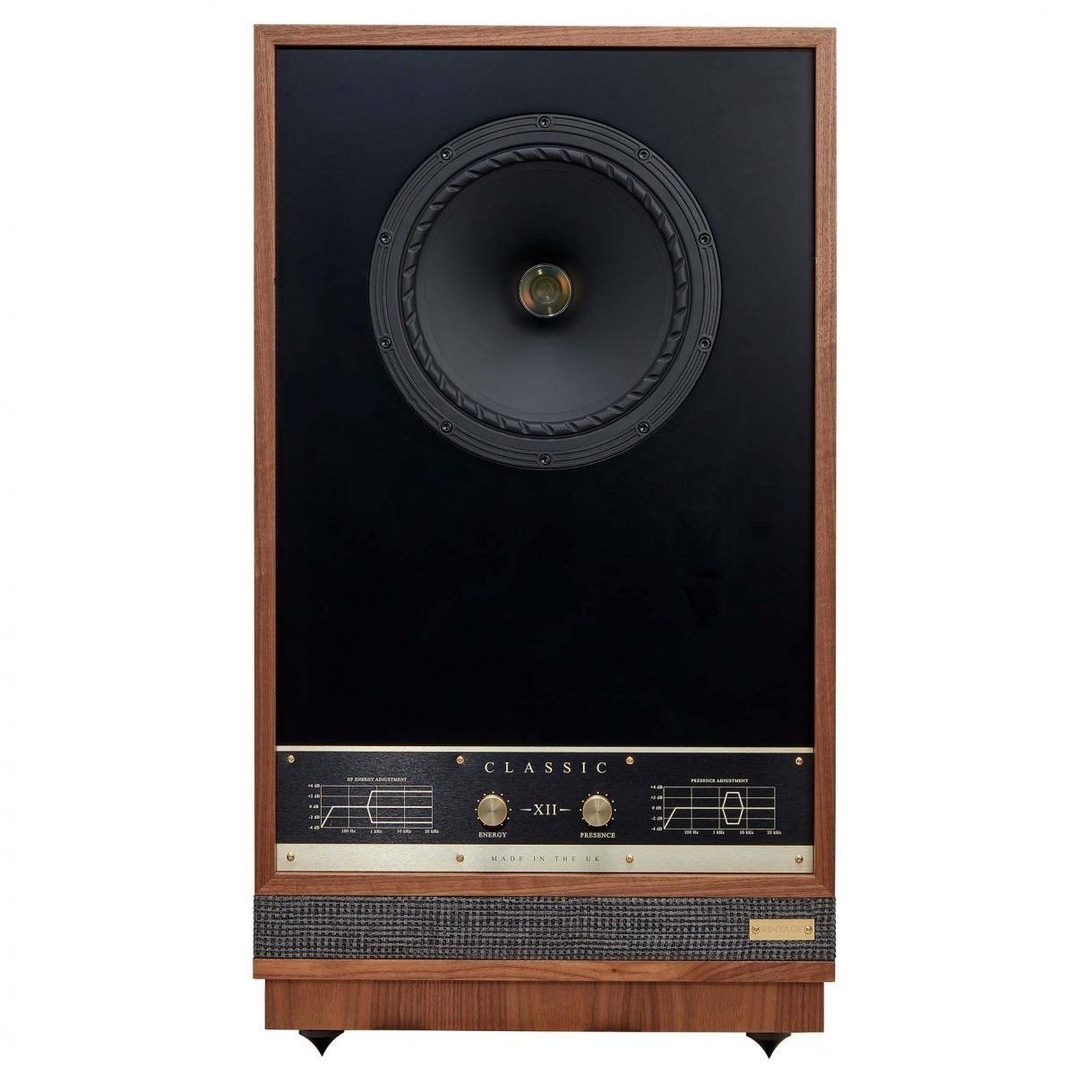 Fyne Audio Vintage Classic XII Floorstanding Speaker-walnut-front