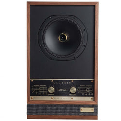 Fyne Audio Vintage Classic VIII SM StandMount Speaker-front-walnut