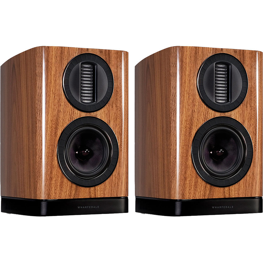 Wharfedale AURA 1 Bookshelf Speakers (Pair) walnut