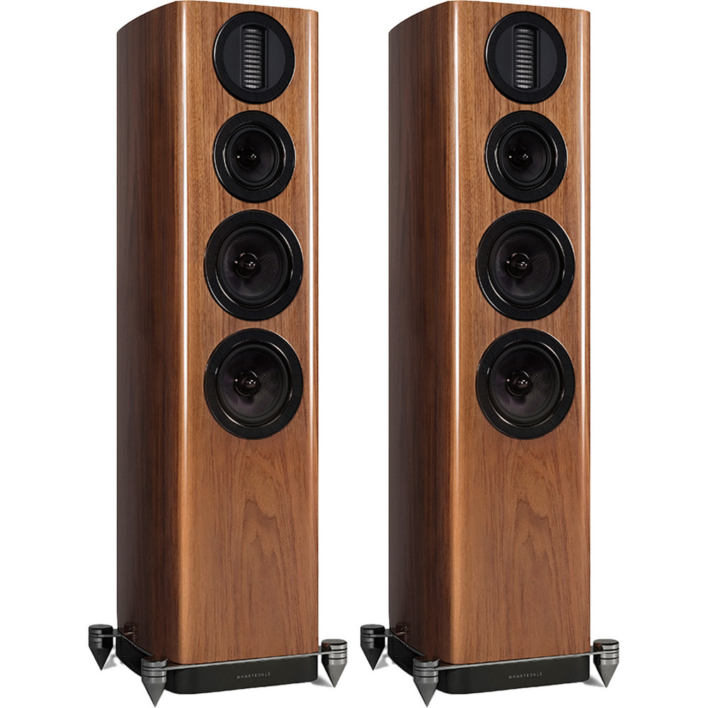 Wharfedale AURA 4 Floorstanding Speakers (Pair) walnut