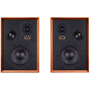 Wharfedale Super Denton Bookshelf Speakers (Pair) mahogany