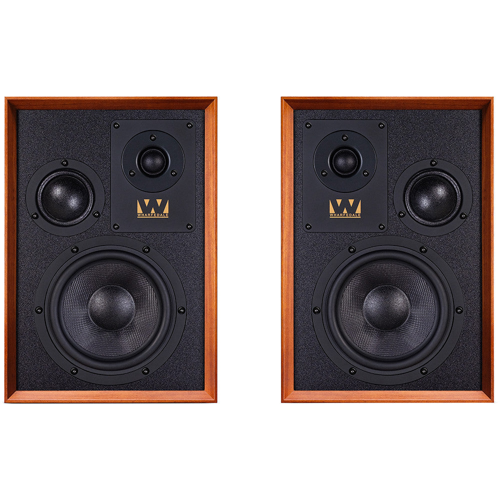 Wharfedale Super Denton Bookshelf Speakers (Pair) mahogany