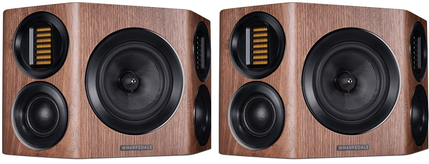 Wharfedale EVO4.S Surround Channel Speakers (Pair) walnut