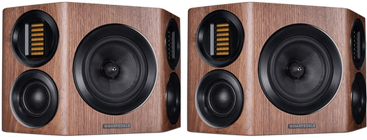 Wharfedale EVO4.S Surround Channel Speakers (Pair) walnut