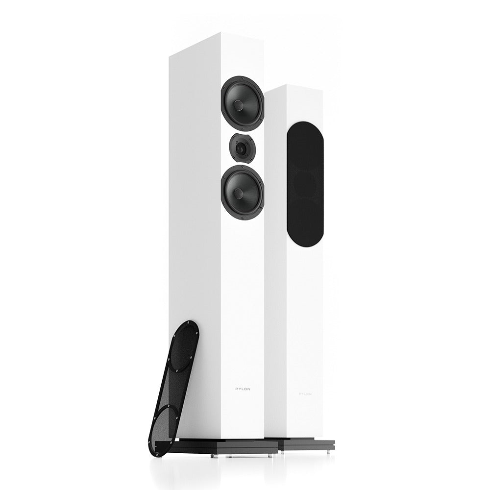 Pylon Audio Zirkon 20 Floorstanding Speakers-matt white