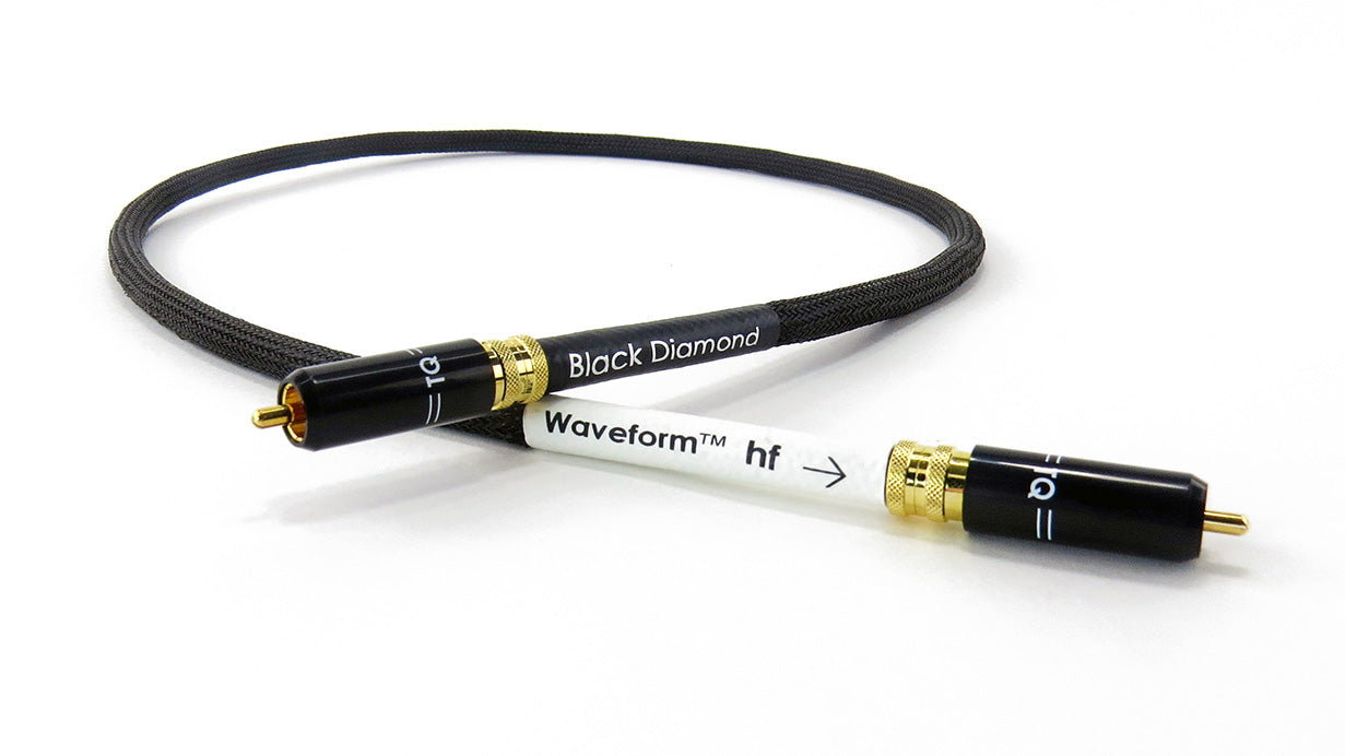 Tellurium Q BLACK DIAMOND WAVEFORM™ HF DIGITAL RCA/BNC CABLE