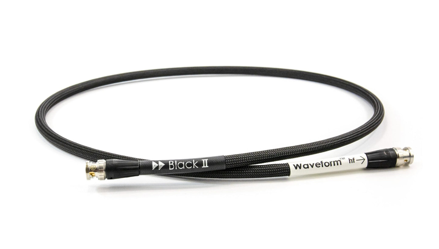 Tellurium Q BLACK II WAVEFORM™ HF DIGITAL RCA/BNC CABLE