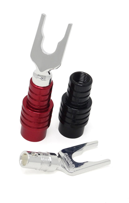 Chord ChordOhmic Silver 4mm Banana plug/Spade connector