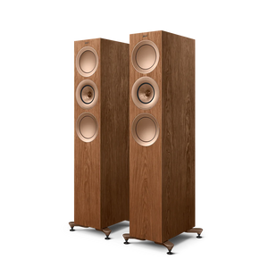 KEF R7 Meta Floorstanding Speakers (Pair) - walnut
