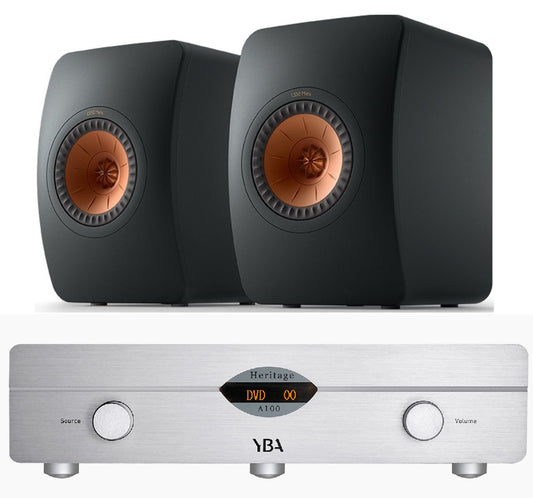 KEF LS50 Meta + YBA A100 Package Deal inc Cables