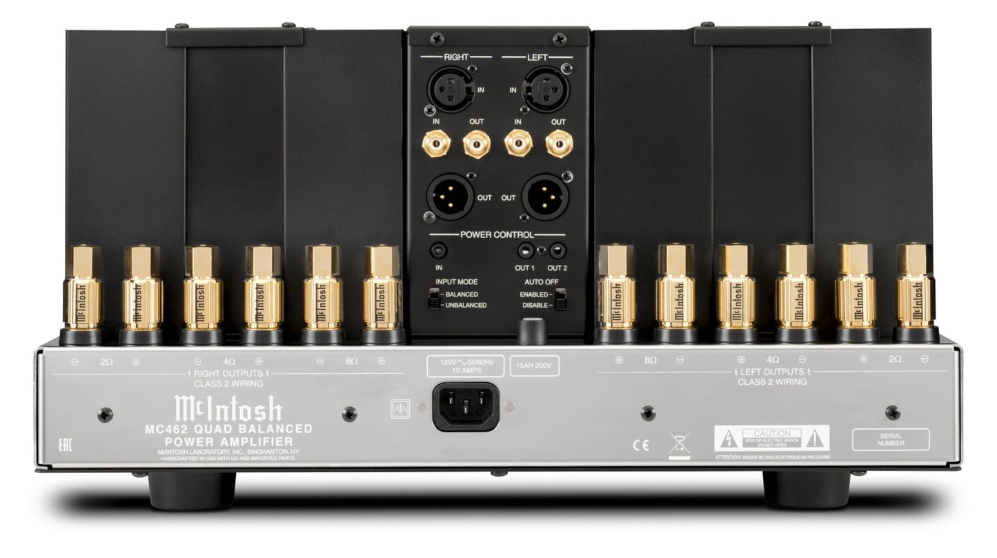 McIntosh MC462 2-Channel Power Amp Ex-Demo