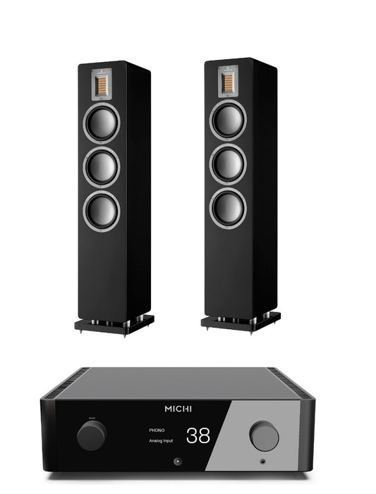 Michi X3 Integrated Amp + AudioVector QR5