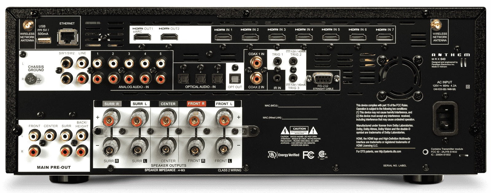 Anthem MRX 540 AV Receiver