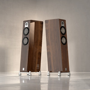 Marten Parker Trio Floorstanding Speakers piano walnut