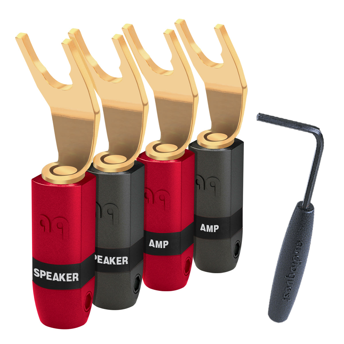 AudioQuest AudioQuest SureGrip 300 Spade Gold (Set of 4)