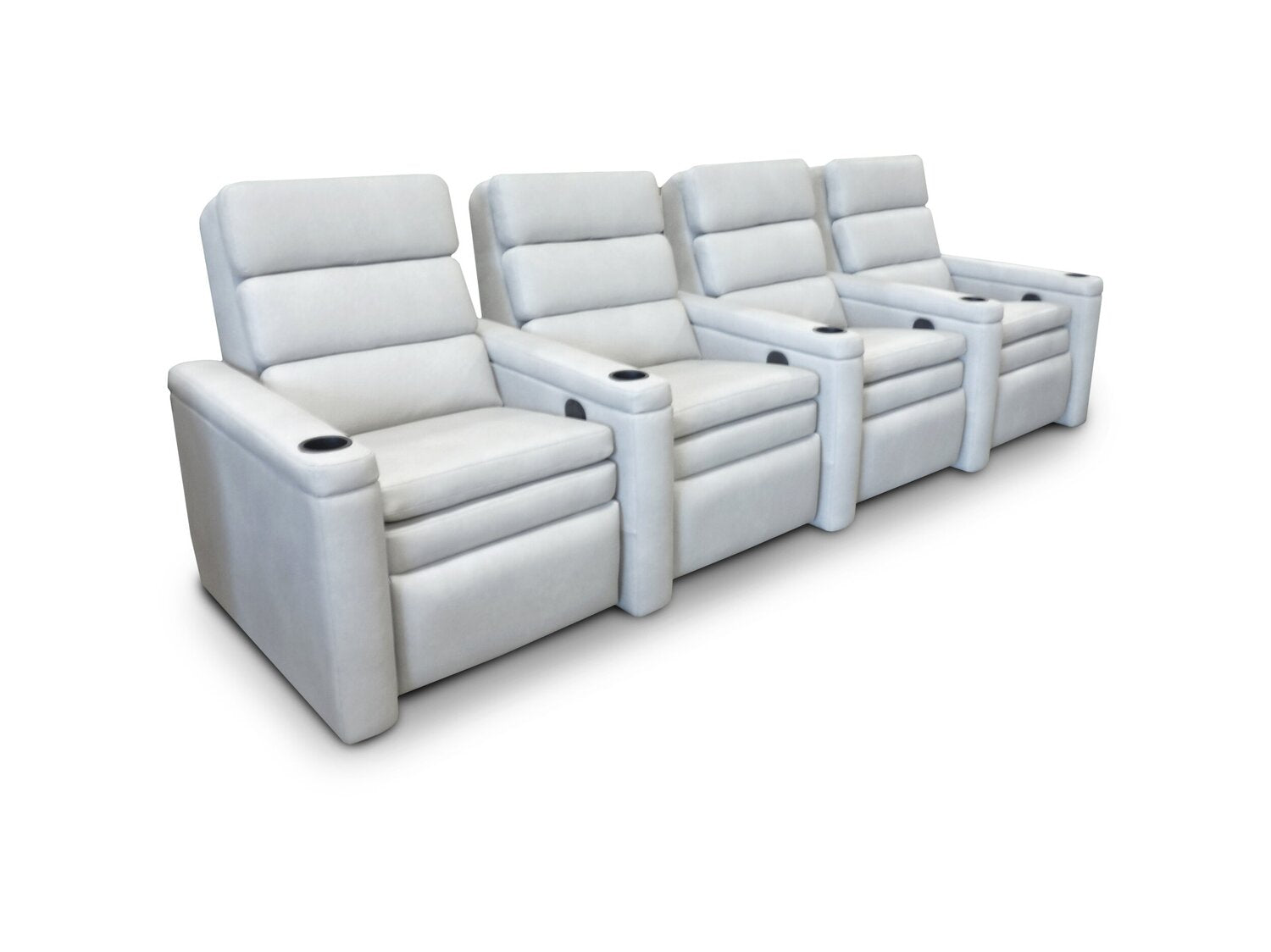 White home online theater seating