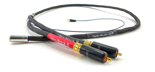 Tellurium Q ULTRA BLACK II TONE ARM DIN-RCA CABLE