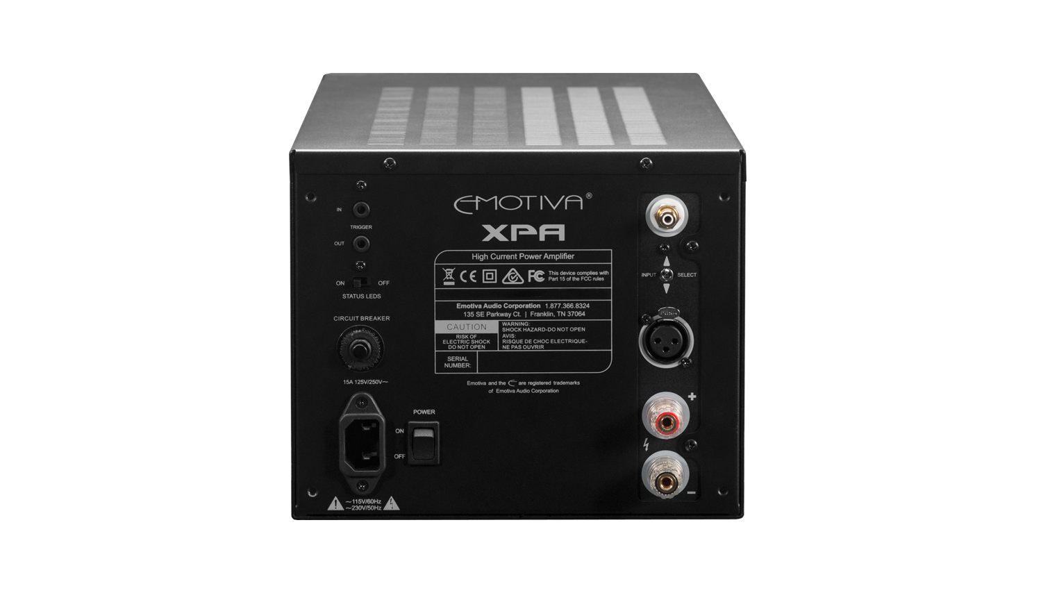Emotiva XPA HC-1 Monoblock Power Amplifier